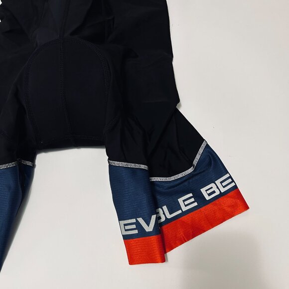 IQ TURAM Mens size M Cycling Bib Black Padded Biking Activewear Shorts bevisible - Picture 14 of 16